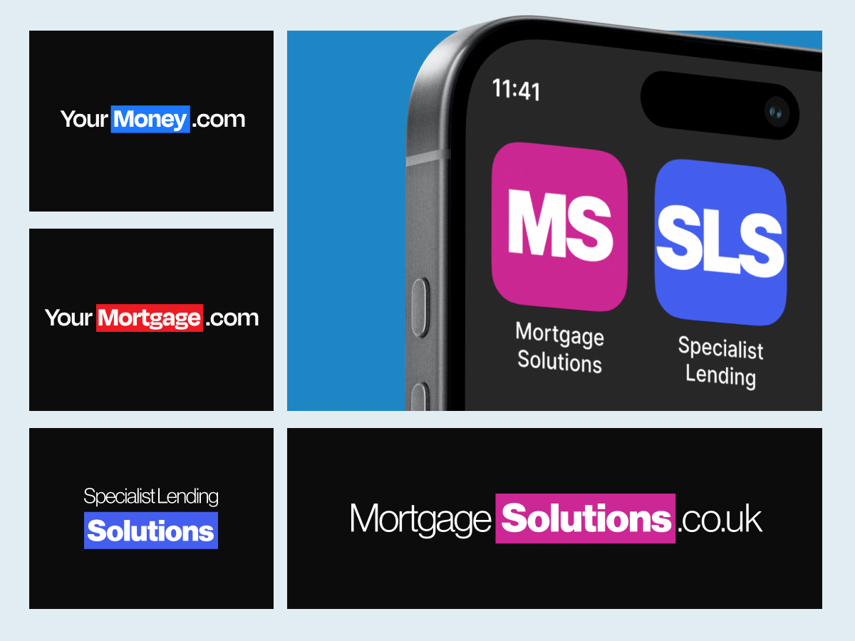 A comparison of the suite of logos designed for the AE3 Media group