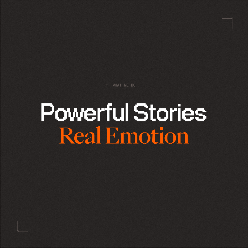 Example usage of the Punch branding elements, showing UI that mimics the UI of a camera